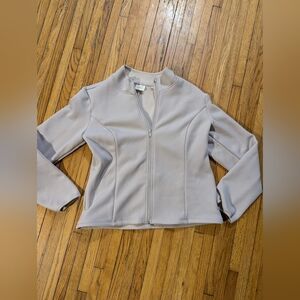 the coziest zip up sweater